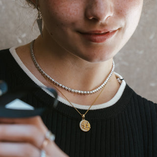 Star Sign Coin Necklace